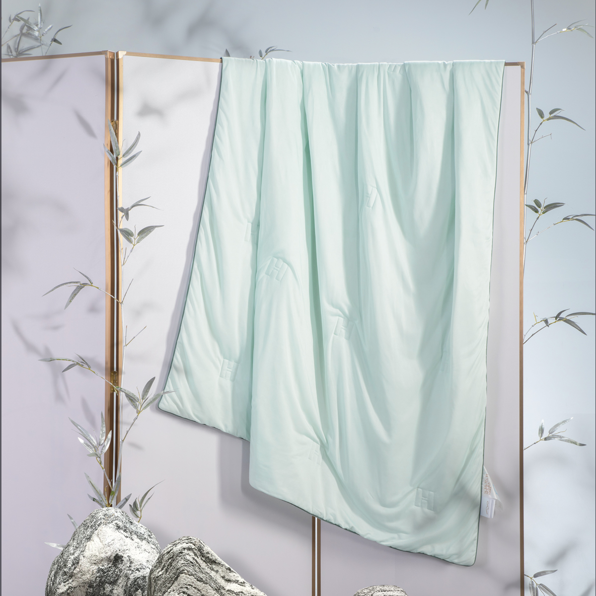 代发水星家纺青柠凉感针织夏被125149