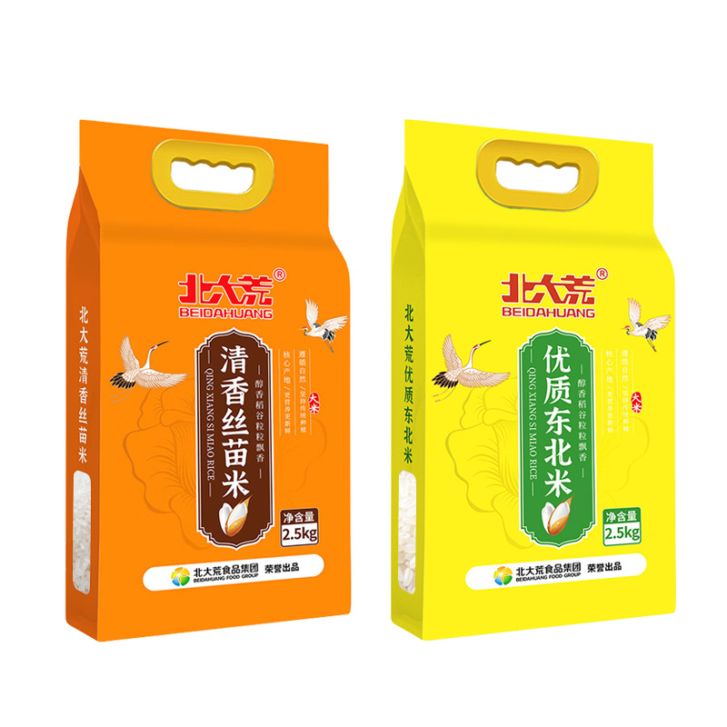 北大荒 优质东北大米+清香丝苗米 组合套餐