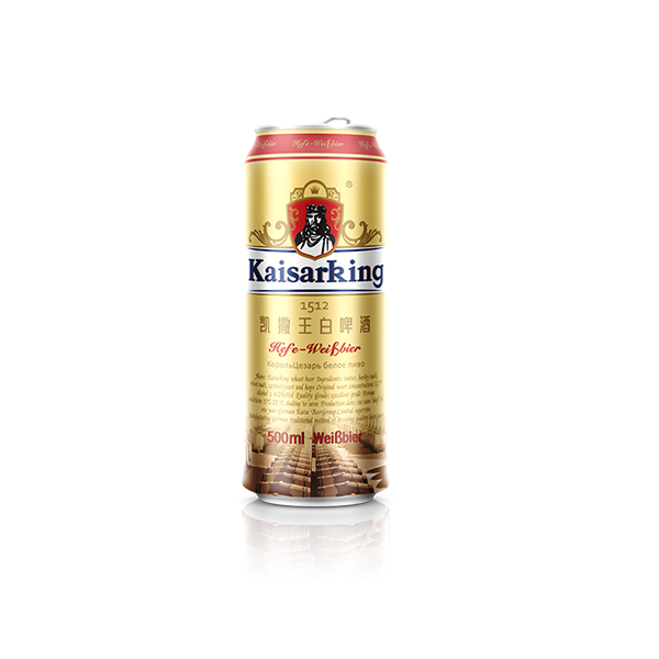 凯撒王白啤罐500ml*12