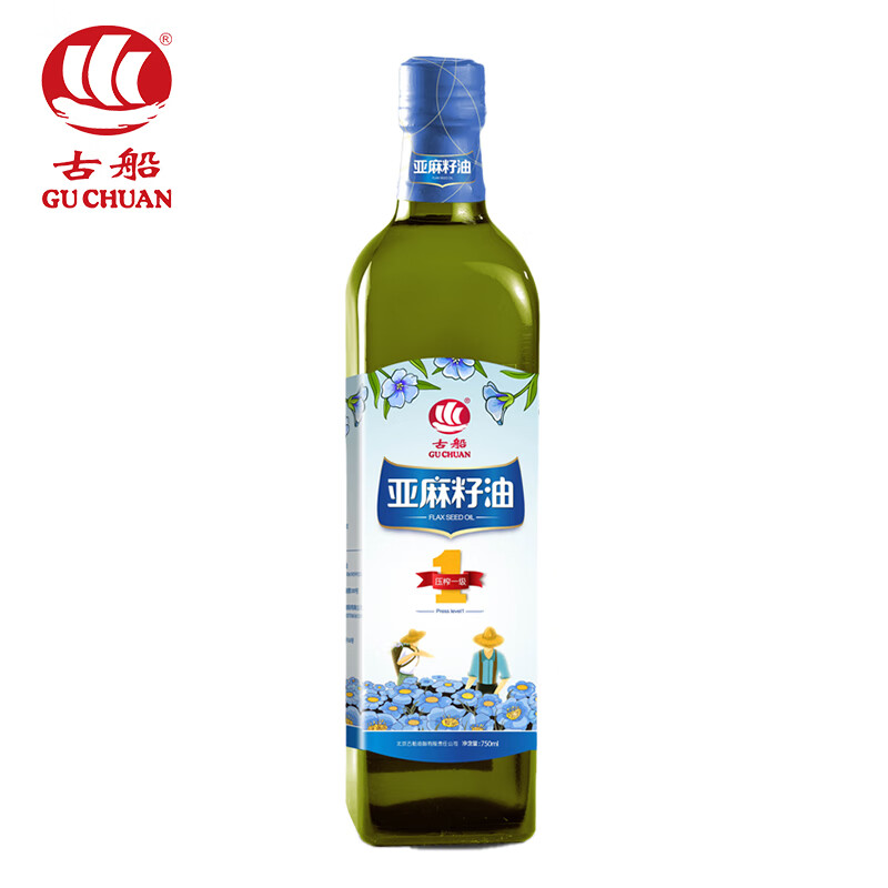首农古船一级压榨亚麻籽油750ml