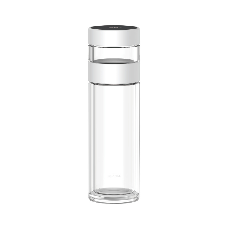 全格	智能茶水分离玻璃杯 数显 SJ020501