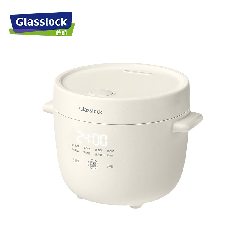Glasslock  盖朗  无涂层 1.6L陶土电饭煲GE-RI01WH