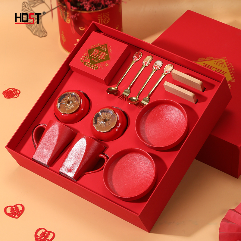 HDST/华典世通 喜事连连婚庆餐具组合套装 XS-24006