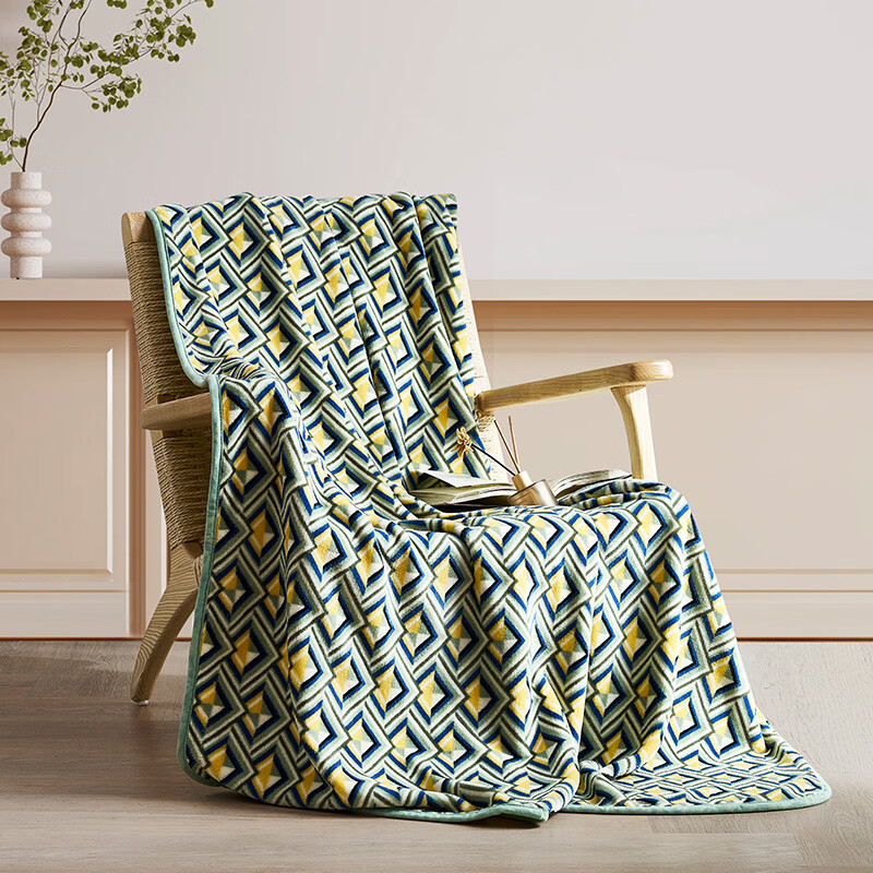 代发富安娜多功能双人法兰绒毯加州阳光 180cm*200cm