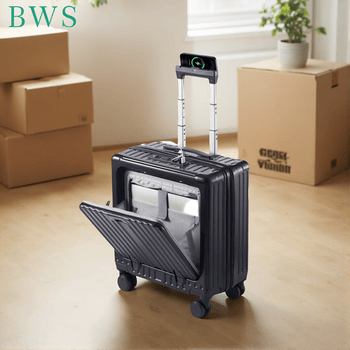 代发贝唯思迷你登机箱密码箱ABS+PC拉链旅行箱BWS-K2拉链款 18英寸