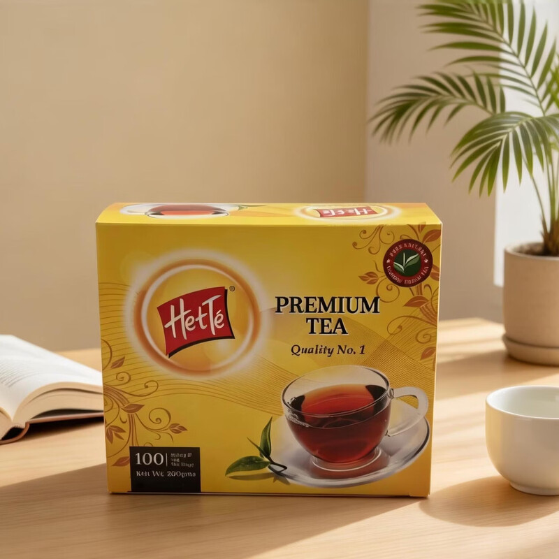 Hette 嗨T 黄牌 斯里兰卡进口红茶 袋泡茶 家庭装2克/泡x100泡