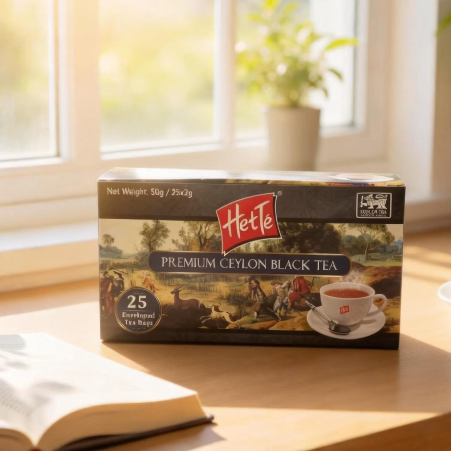 Hette 嗨T 锡兰红茶 五盒价 标准装2克/片x25片（独立包装）