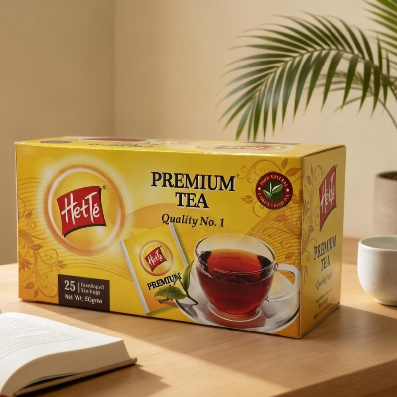 Hette 嗨T 黄牌 五盒价 斯里兰卡进口红茶 袋泡茶