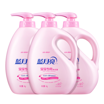 蓝月亮 宝宝洗衣组合：百合宝宝洗衣液瓶1kg*3	BJC08-81000493