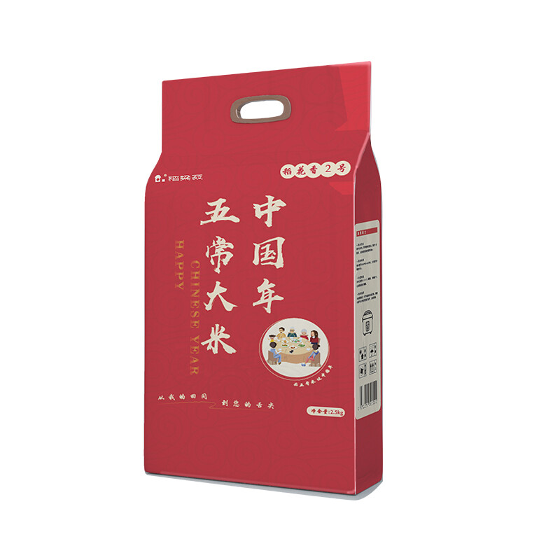 荐代发稻梁菽 五常稻花香大米 中国年2.5kg
