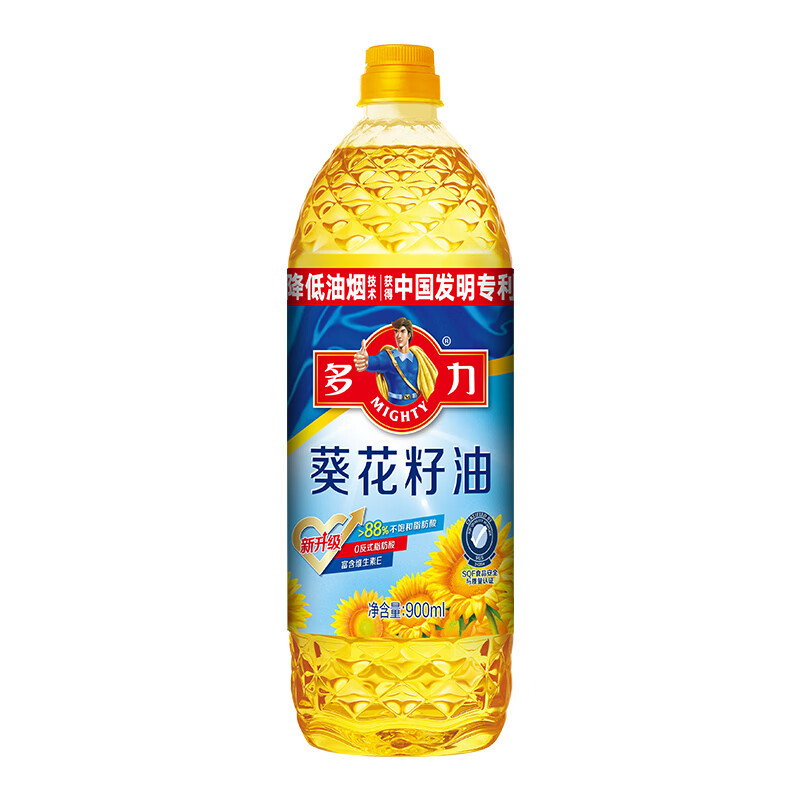 代发多力食用油葵花籽油家用小瓶装900ml