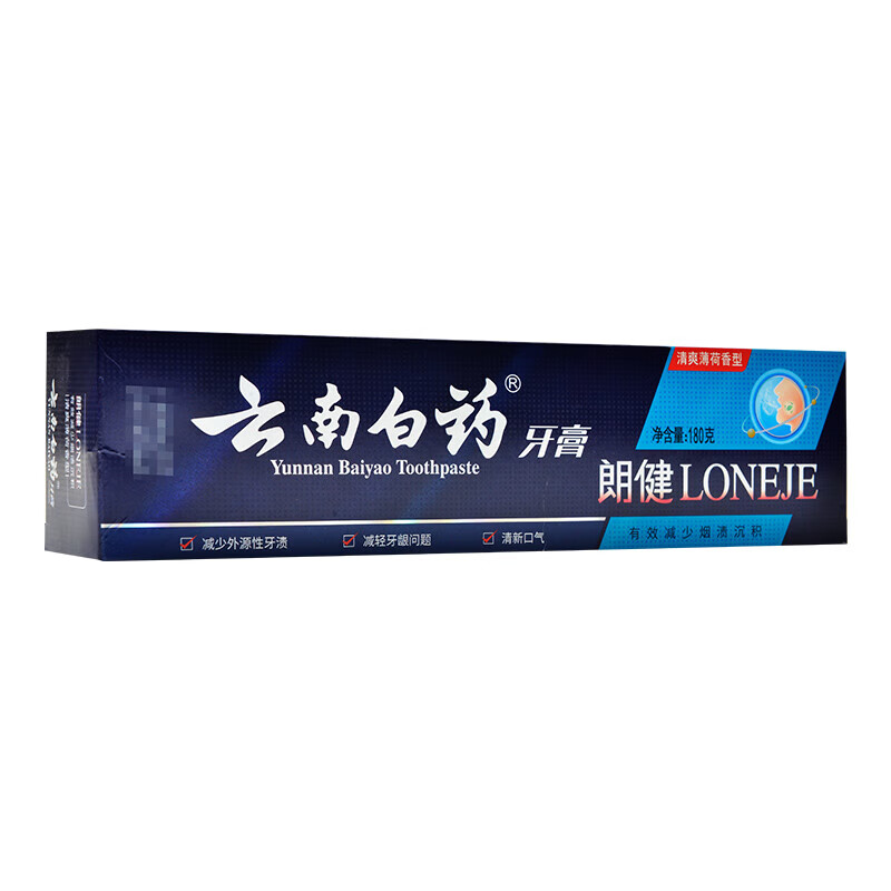 云南白药 180g朗建牙膏	AJC081699