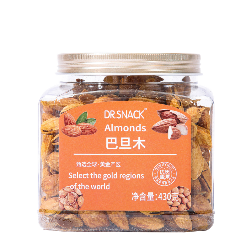 代发黄金果农高端坚果礼盒腰果开心果碧根果【企业采购】团购员工福利节日送礼 黄金果农DR.SNACK巴旦木430g
