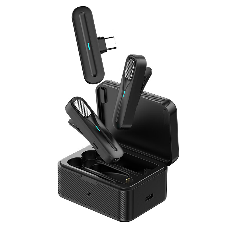 源头Only&Home领夹式无线直播麦克风一拖二 DX02Type-c接口/苹果接口（二选一）