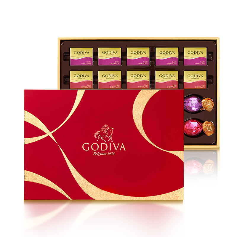 代发歌帝梵(GODIVA)巧克力精选礼盒18颗装（升级新款包装）