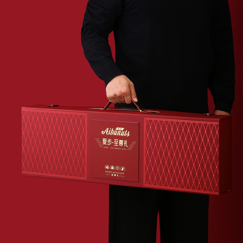 代发爱步至尊礼纯坚果皮质礼盒送礼团购福利送长辈领导零食大礼包