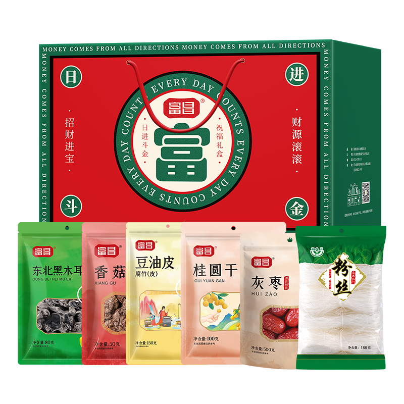 代发自营富昌恭喜發财礼盒-财1068g富昌恭喜發财礼盒-财1068g