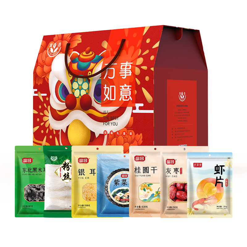 代发自营富昌菌菇伴手礼盒1308g富昌菌菇伴手礼盒1308g