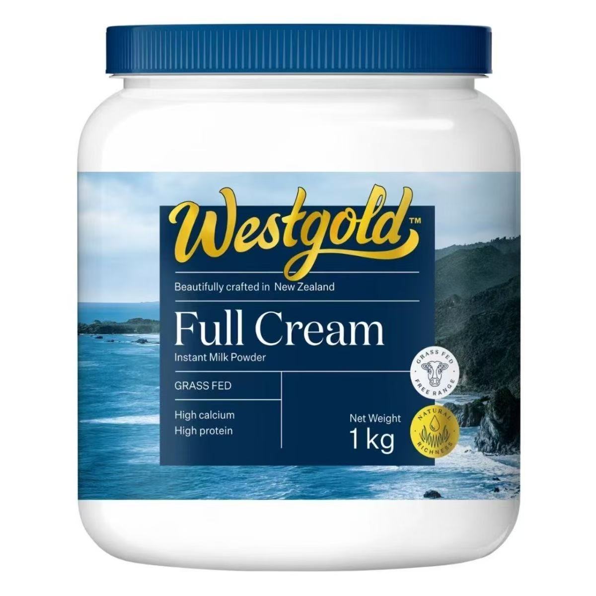 代发Westgold速溶全脂奶粉(罐装)1kg