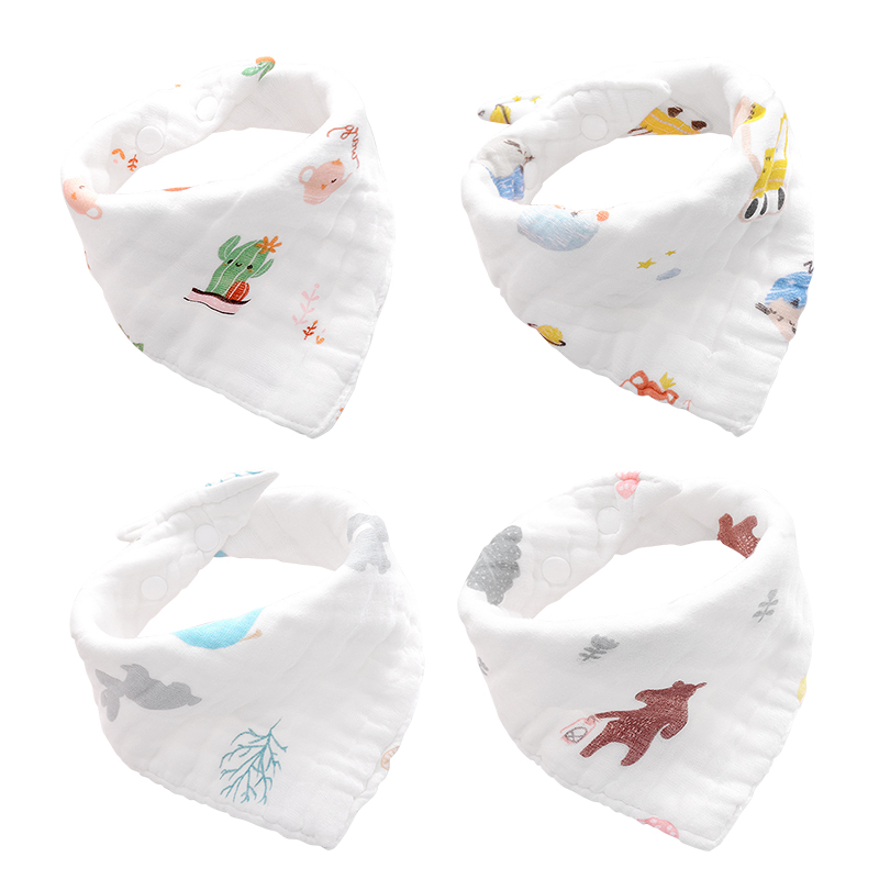 代发婴侍卫 纯棉纱布口水巾（2条装） S001