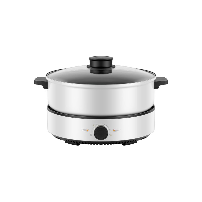 代发美的 电火锅 电炒锅4L家用多用途锅 火锅专用锅 宿舍 分体式火锅 电煮锅 电热锅 DY26Easy501