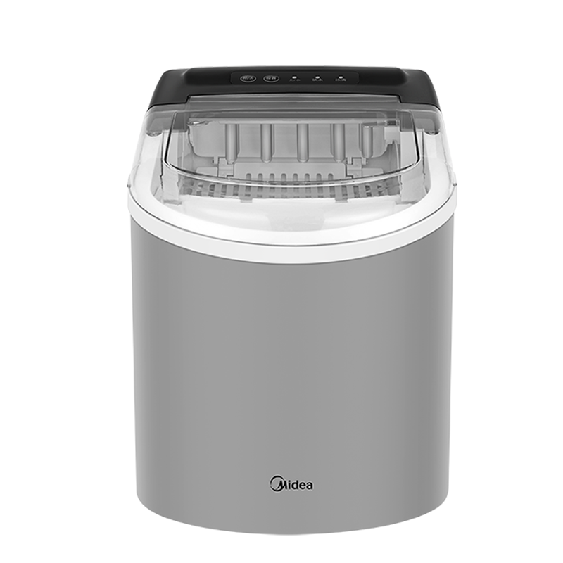 代发美的制冰机 家用宿舍迷你造冰机 MBJ-12D13EA【苍穹灰】冰块可调-日产12KG