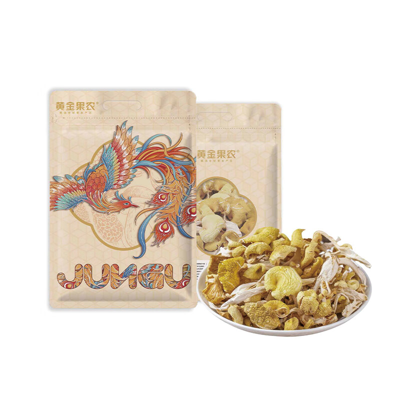 代发黄金果农山珍菌菇礼盒【企业采购】团购员工福利节日送礼新鲜煲汤食材干货 黄金果农黄金菇85g