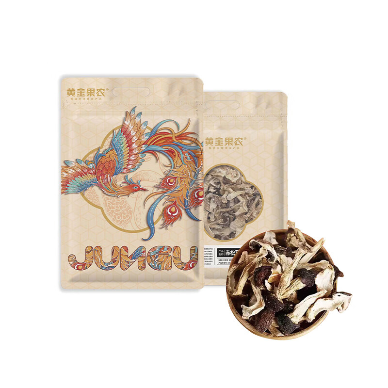 代发黄金果农山珍菌菇礼盒【企业采购】团购员工福利节日送礼新鲜煲汤食材干货 黄金果农赤松茸80g