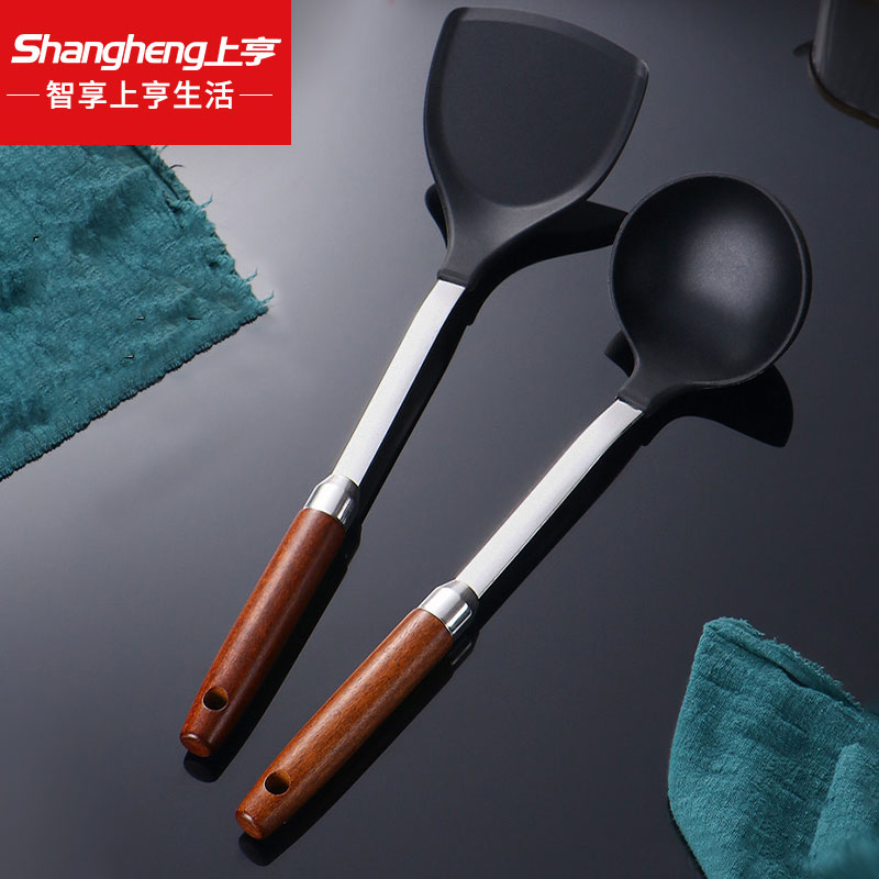 代发上亨（shangheng）硅胶锅铲汤勺厨具套装 【硅胶锅铲】 单件装SHZH-CFGJ003