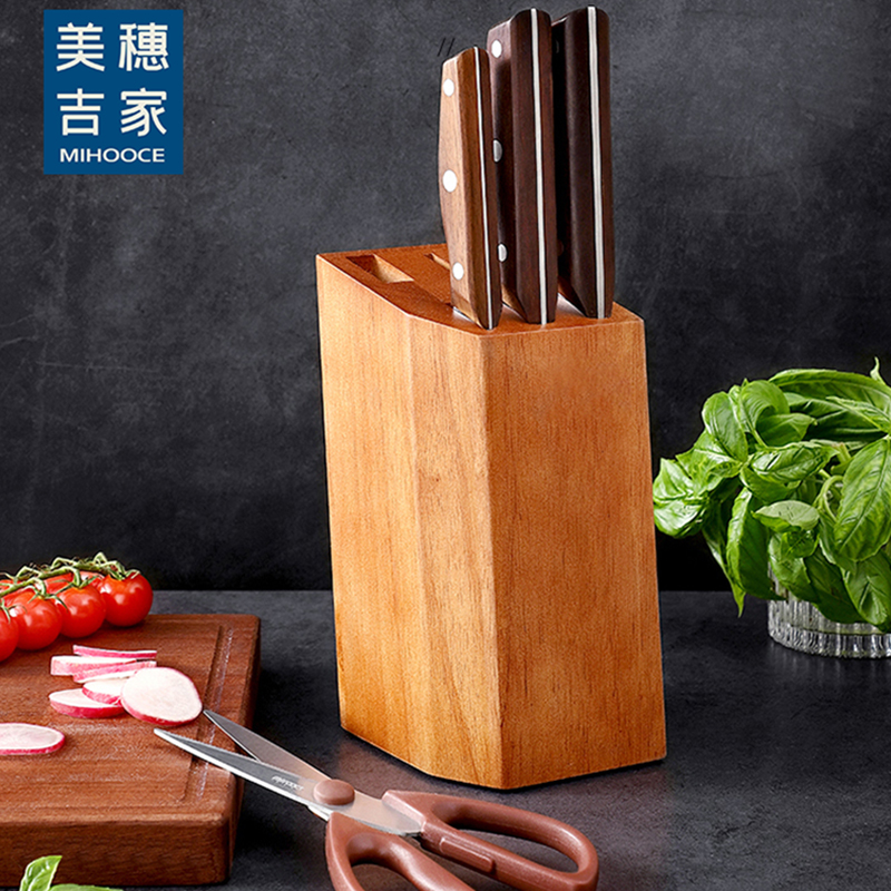 代发美穗吉家 原木碳化刀具五件套型号：MIH-2501031