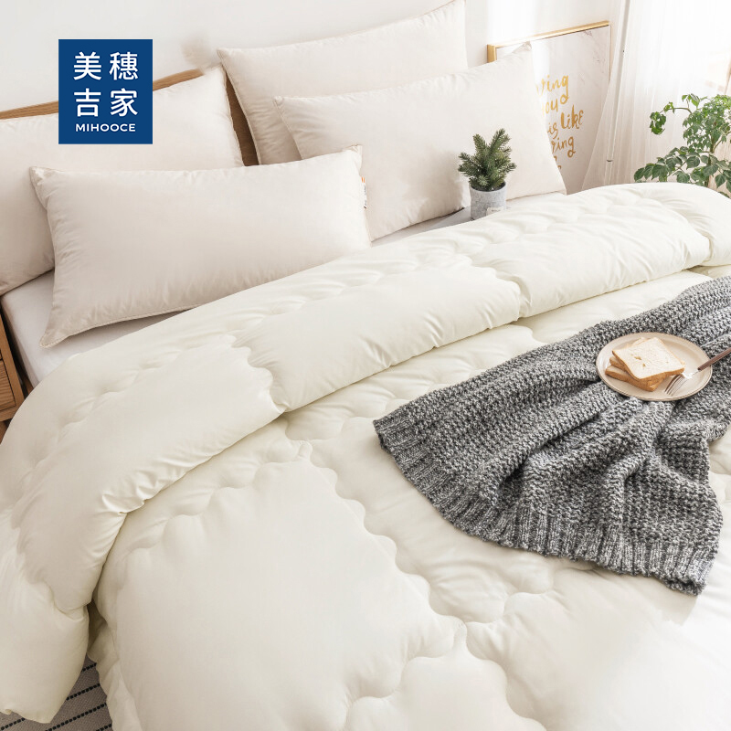代发美穗吉家 磨毛纤维四季被（白色）3.9斤型号：MIH-2510008