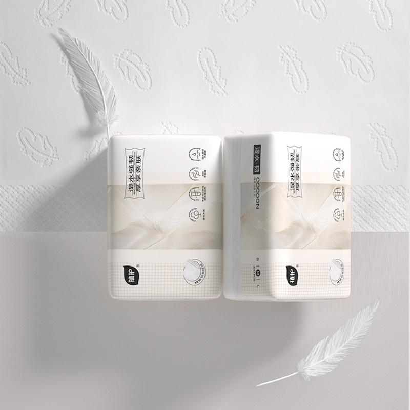 荐代发植护 韧享纸巾（羽韧系列）139*180/4层 100抽*6包ZH408741*6