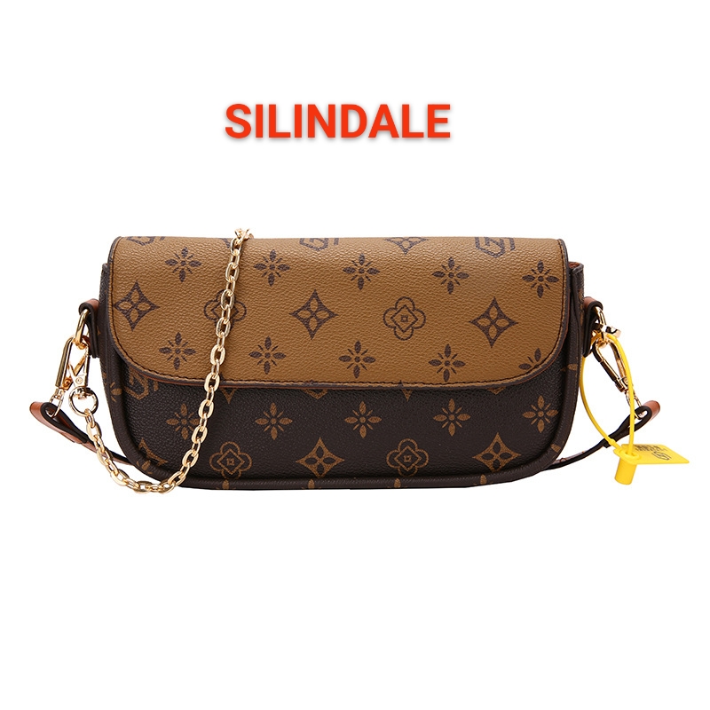 源头SILINDALE赛琳黛尔复古印花小方包双款肩带自由选择有点小特别