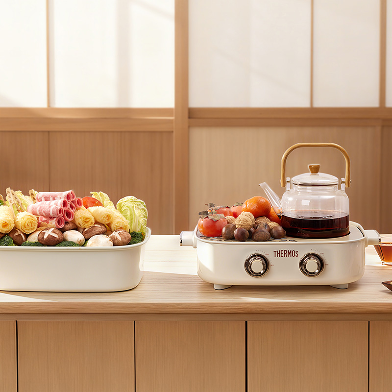 代发自营膳魔师多功能围炉煮茶器（多功能料理锅）EHA-4352A膳魔师多功能围炉煮茶器（多功能料理锅）EHA-4352A