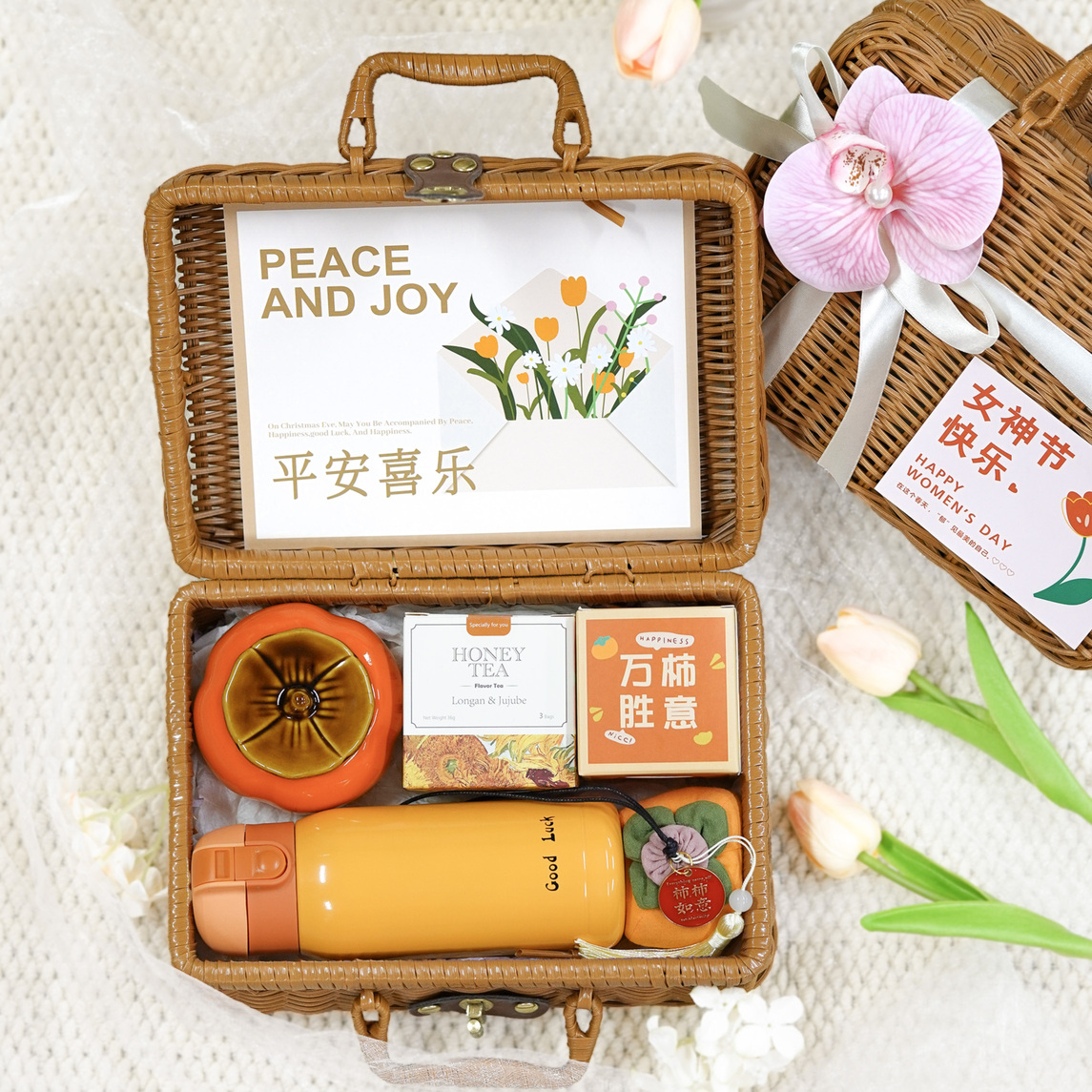 渝情渝礼伴手礼定制logo公司开业活动送客户送员工礼盒女神节礼物晴光春序礼