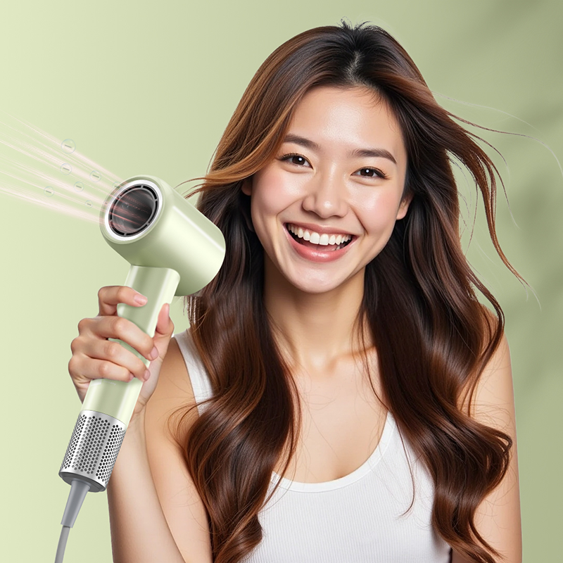 荐代发米技生活 高速电吹风 HD-P16G68（瓷绿）