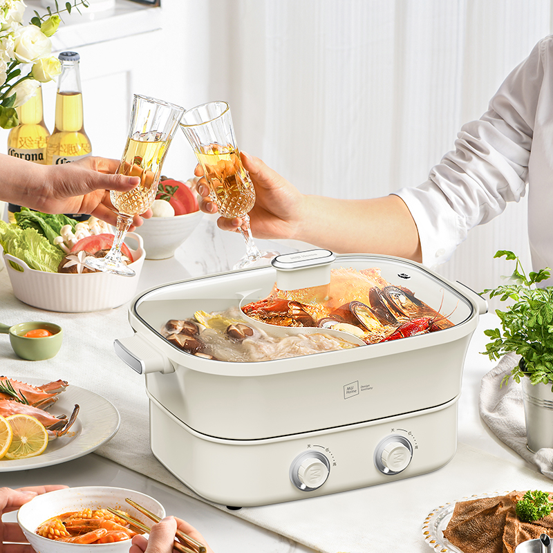 荐代发米技生活 鸳鸯火锅 EMP-L6810