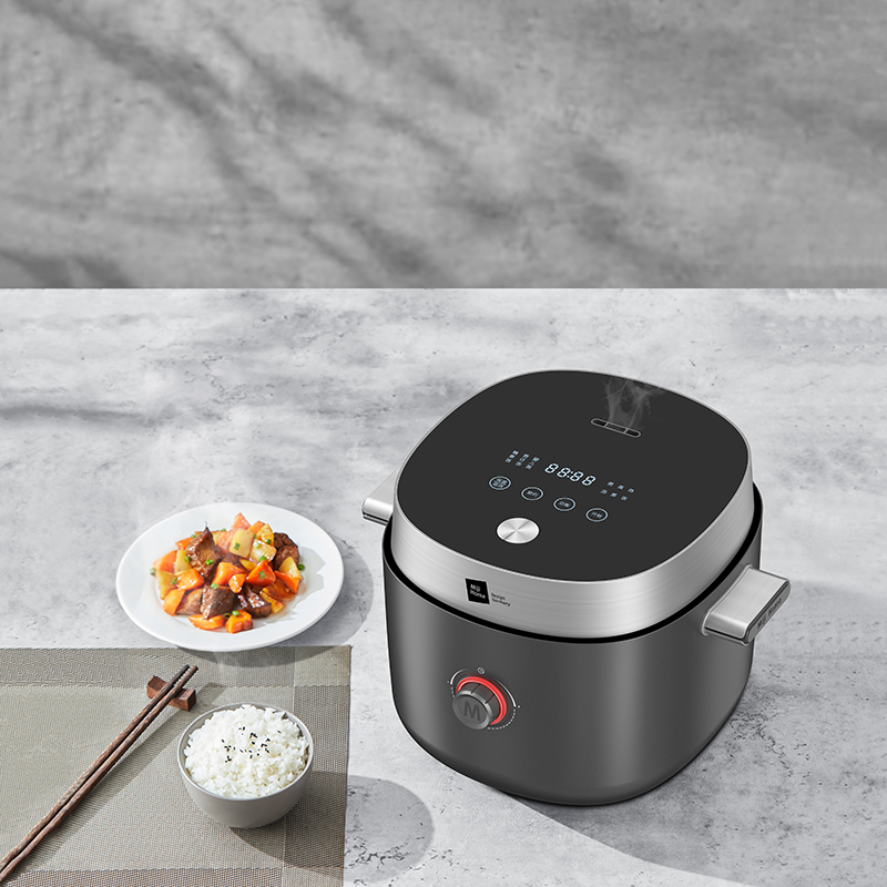 荐代发米技生活 多功能光控智能电饭煲（陶晶内胆） EC-L2020