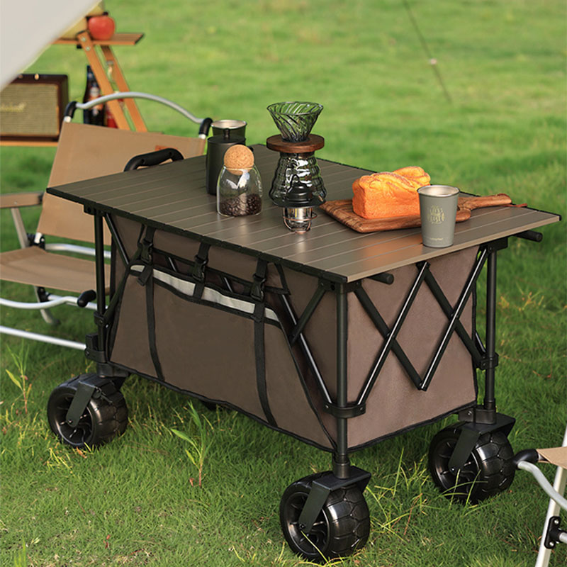 荐代发梵玺户外野营折叠手推车 FX-1028