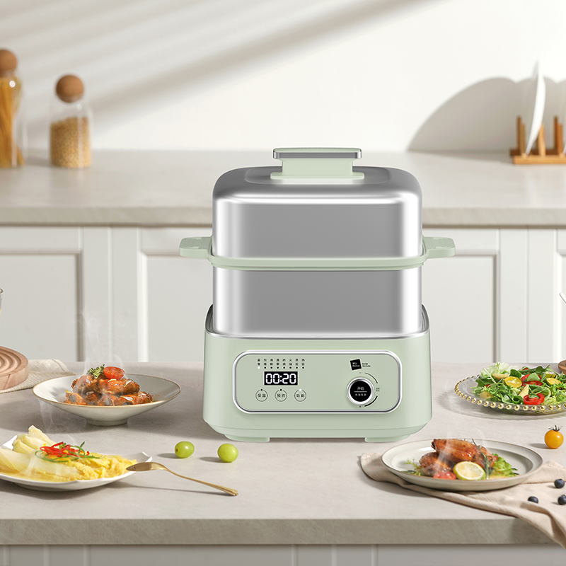荐代发米技生活 多功能电蒸锅 FS-L1281