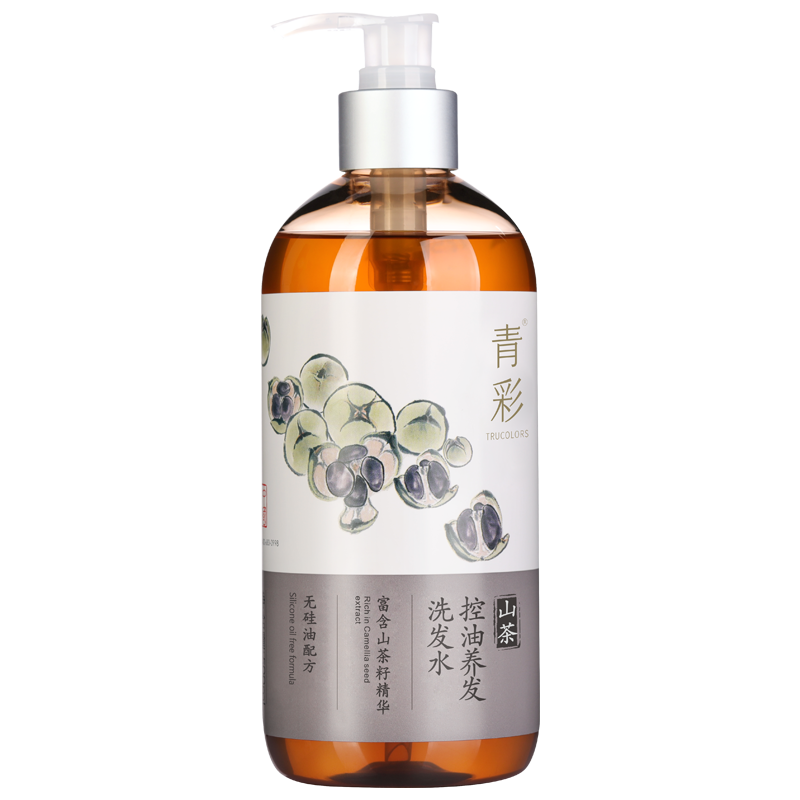源头青彩山茶精华控油洗发水500ml