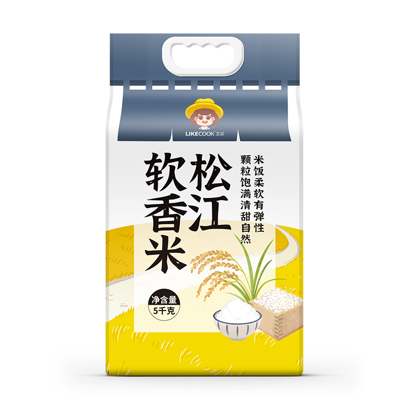 荐代发艾谷松江软香米5kg