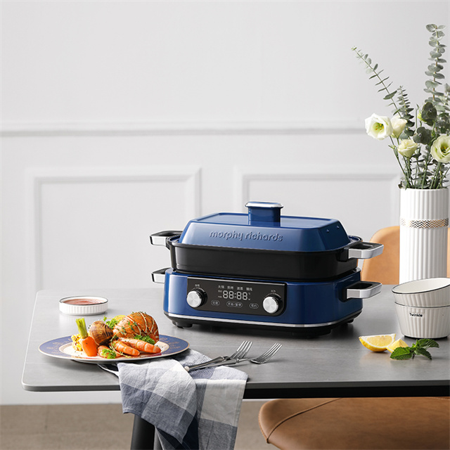 摩飞多功能锅 MR9099 蓝色