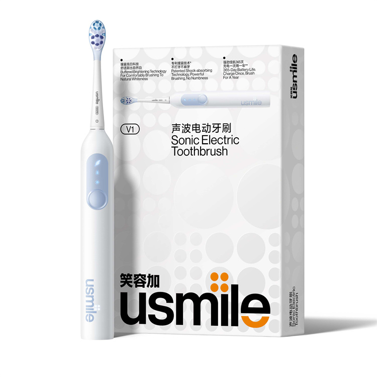 荐代发usmile笑容加 电动牙刷 V1 白色