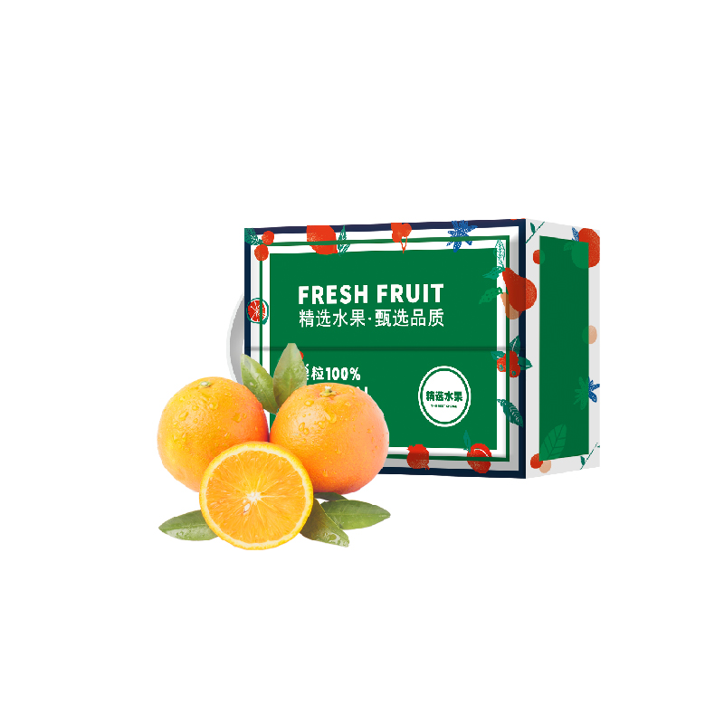 代发自营嗨果粒伦晚脐橙优选约4斤嗨果粒伦晚脐橙优选约4斤