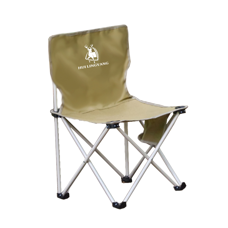 荐代发徽羚羊 云休 折叠椅 加大号 卡其色HLY-ZDY-22052/米白色 HLY-ZDY-22054