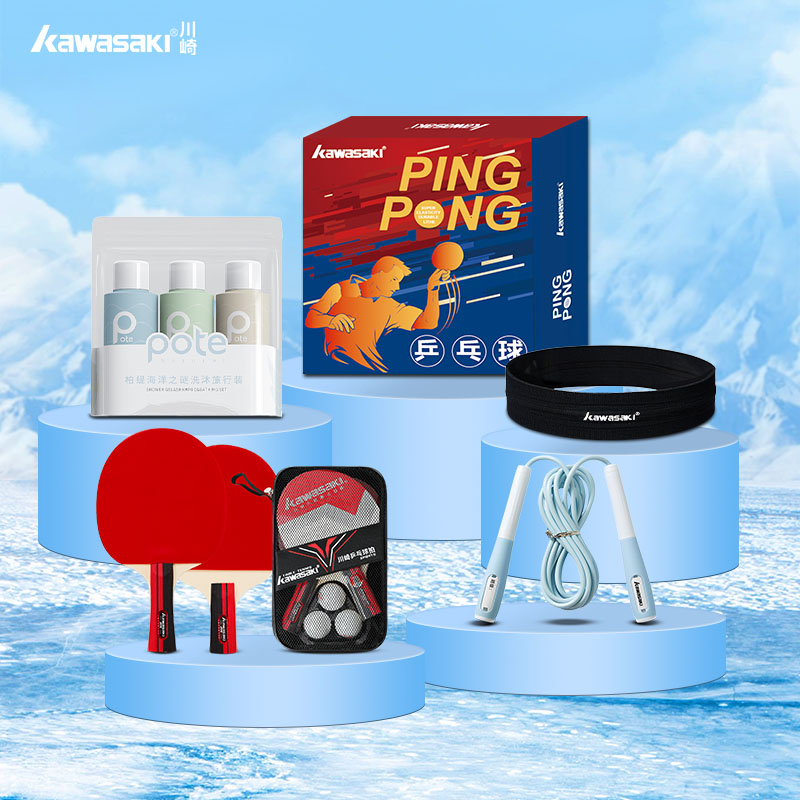 代发川崎 清爽一夏送清凉套装国球乒乓球拍⑩件套（套装G13)