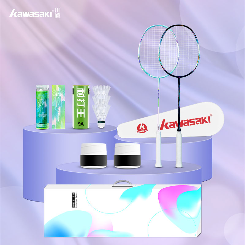 代发川崎羽毛球双拍运动套X160-Pro(套装K01)