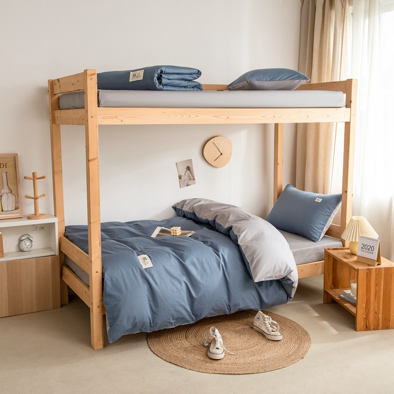 代发啄木鸟（PLOVER）纯棉三件套-海蓝ZMN-SJT04（适合1.35-0.9M床）