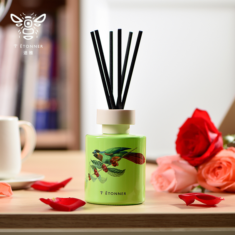 途雅 梦幻花园车家两用香氛（120ML 家用盖子+藤条，车用  盖子+挥发棉）EH-GD120